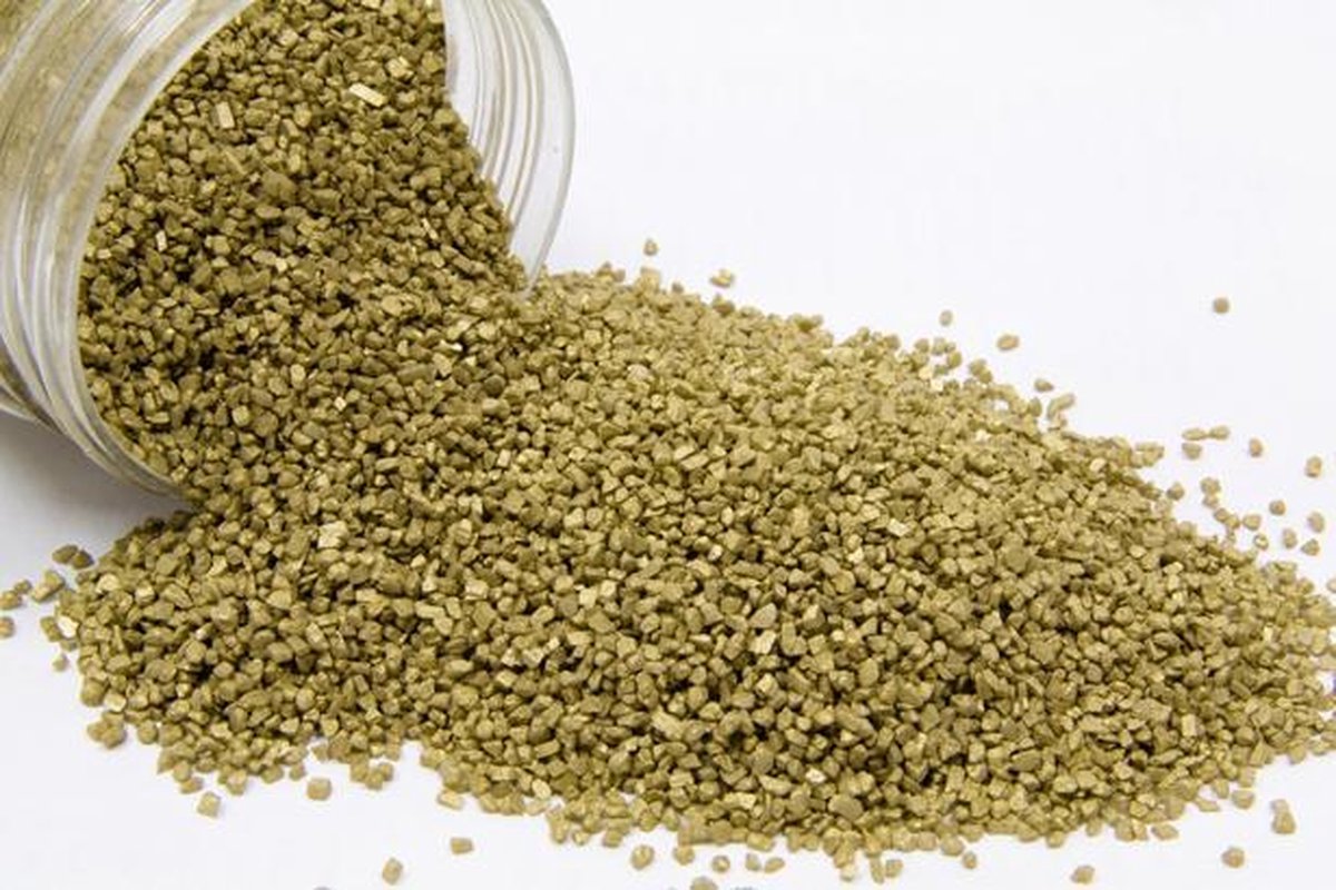 HOBI - Goudkleurige zandkorrels - Decoratie > Tafeldecoratie beeldjes